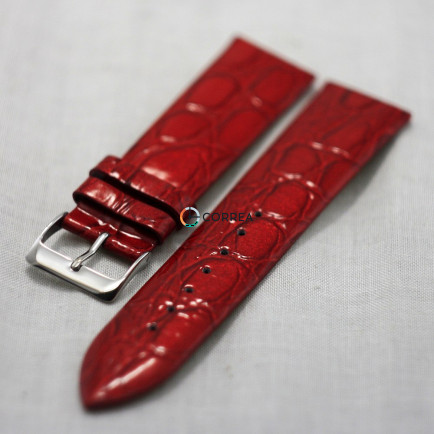 Ремешок из телячьей кожи Bandco красный RBC-025 - 4